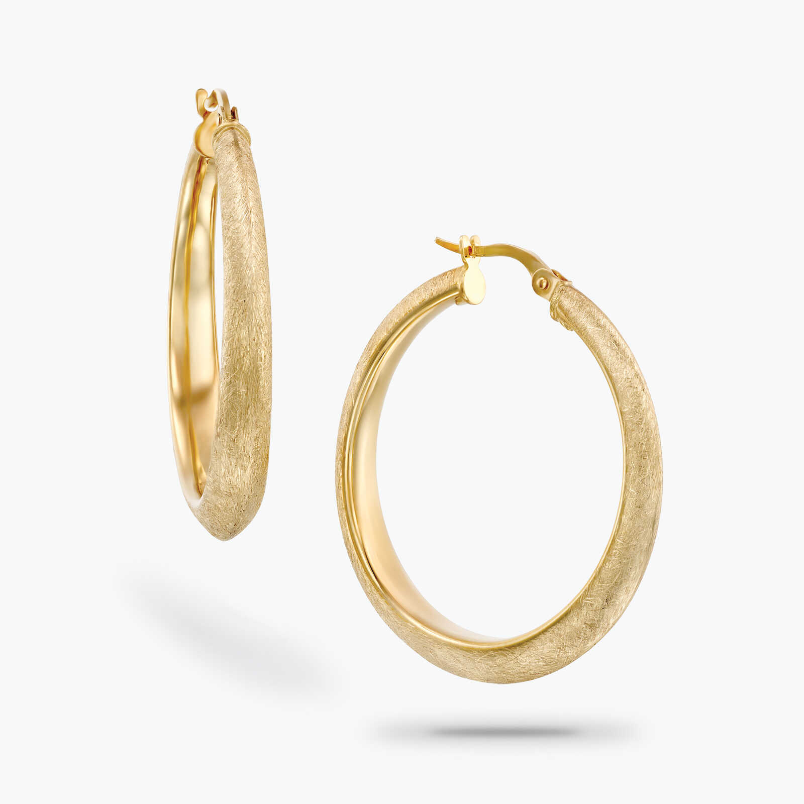 עגילי ג'יפסי זהב