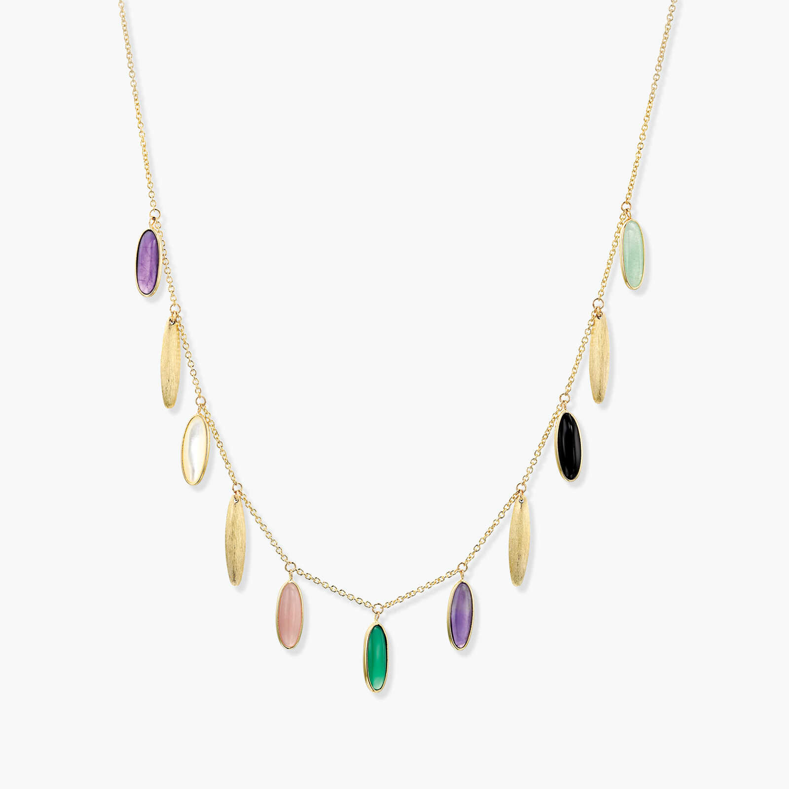 שרשרת עם אבני חן