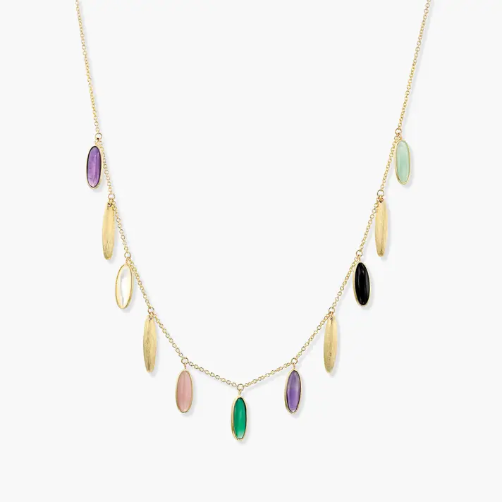 שרשרת עם אבני חן