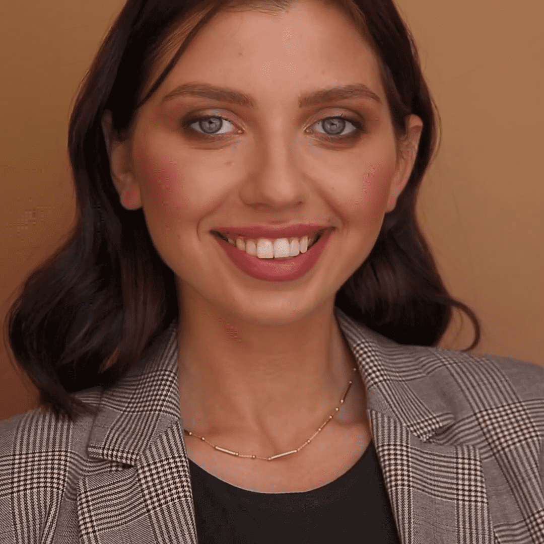 שרשרת כדוריות וגלילי זהב באורך 43 ס"מ