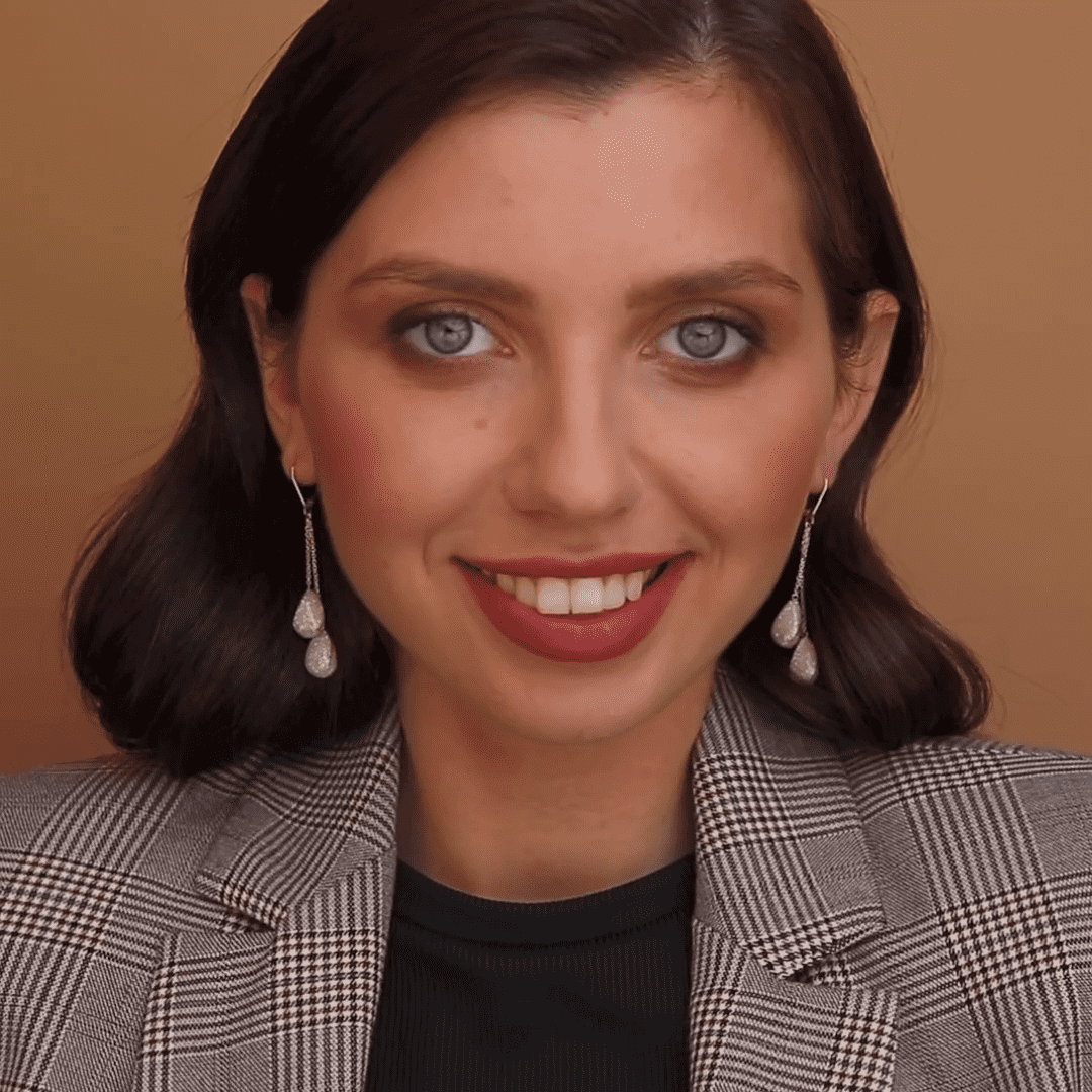 עגילי זהב כפולים עם 2 טיפות זהב מצופות קריסטלים