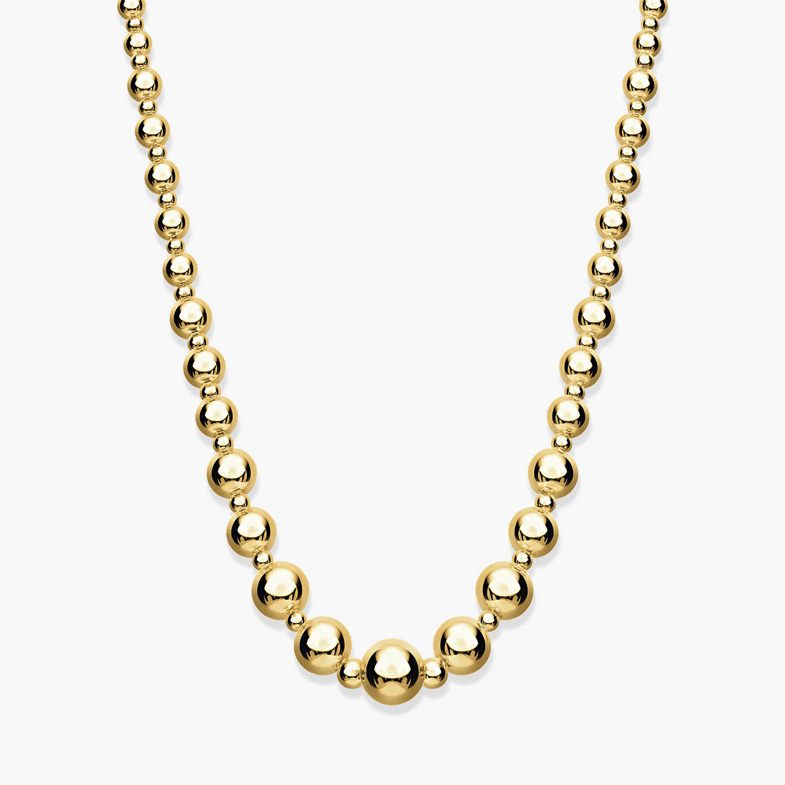 שרשרת כדורי זהב 14K