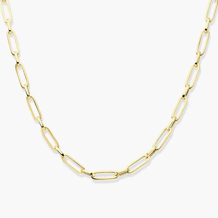 שרשרת חוליות זהב באורך 45 ס"מ