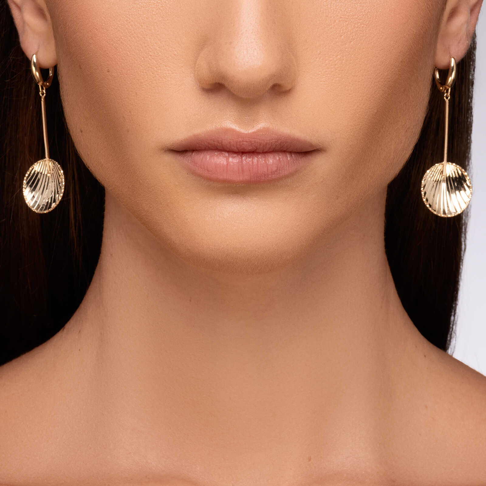 עגילי זהב מישל