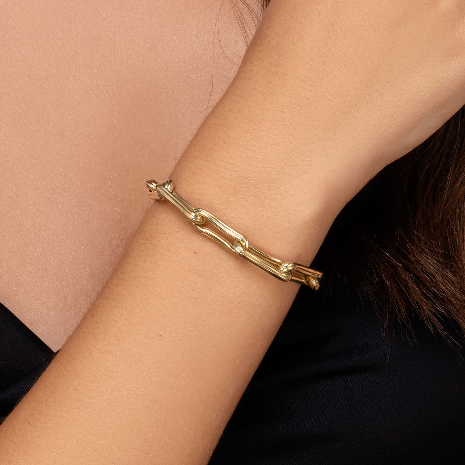 צמיד חוליות זהב