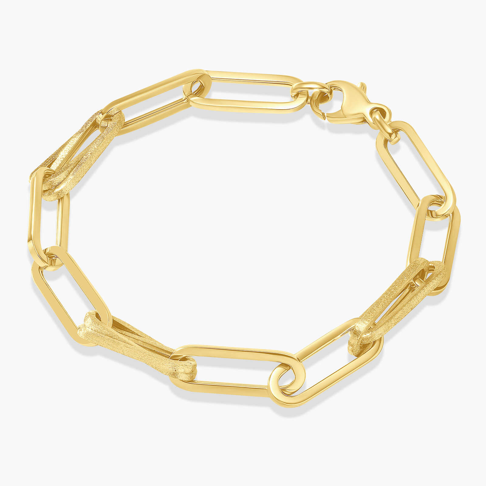 צמיד זהב 19.5 ס"מ חוליות ארוכות