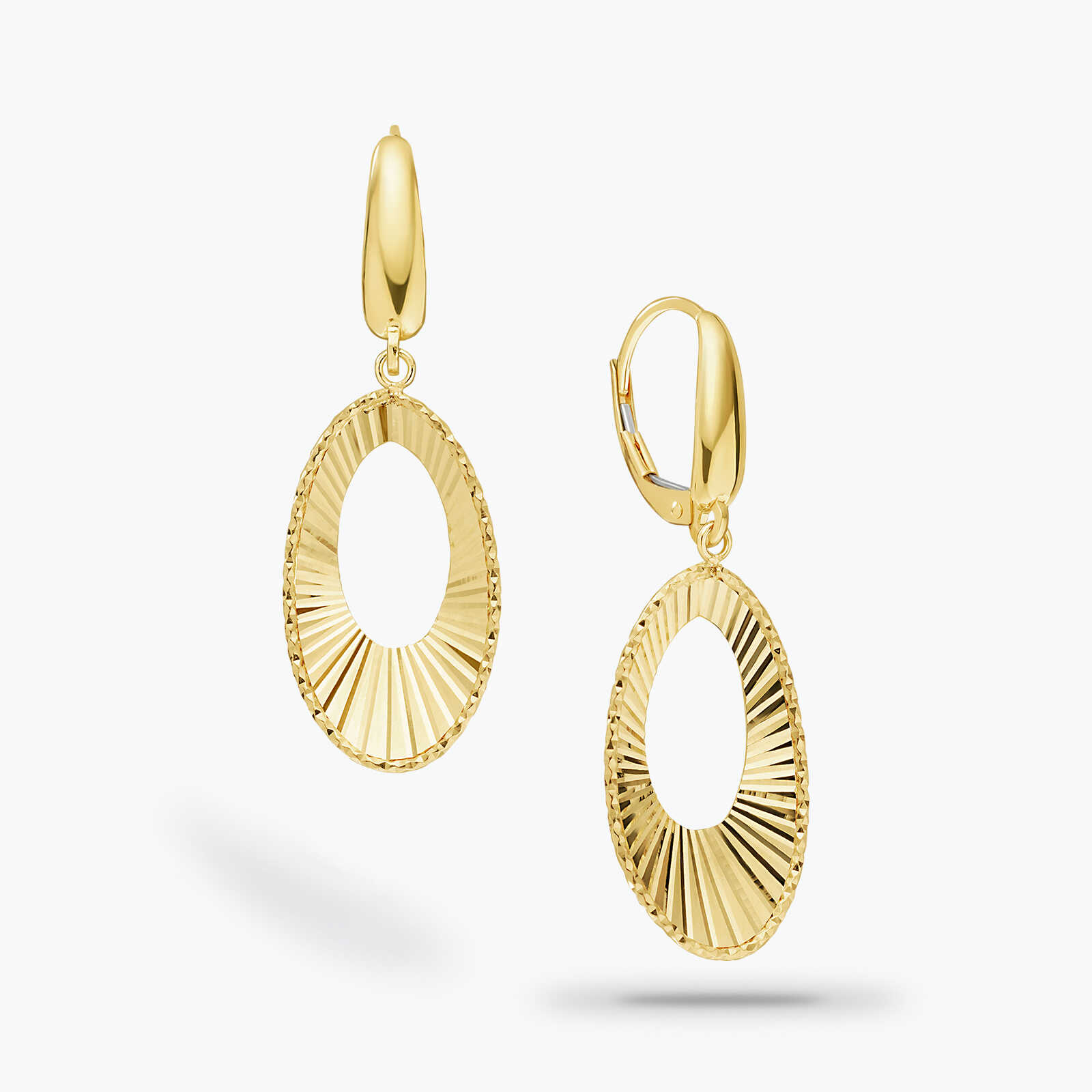 עגילי זהב ניקול