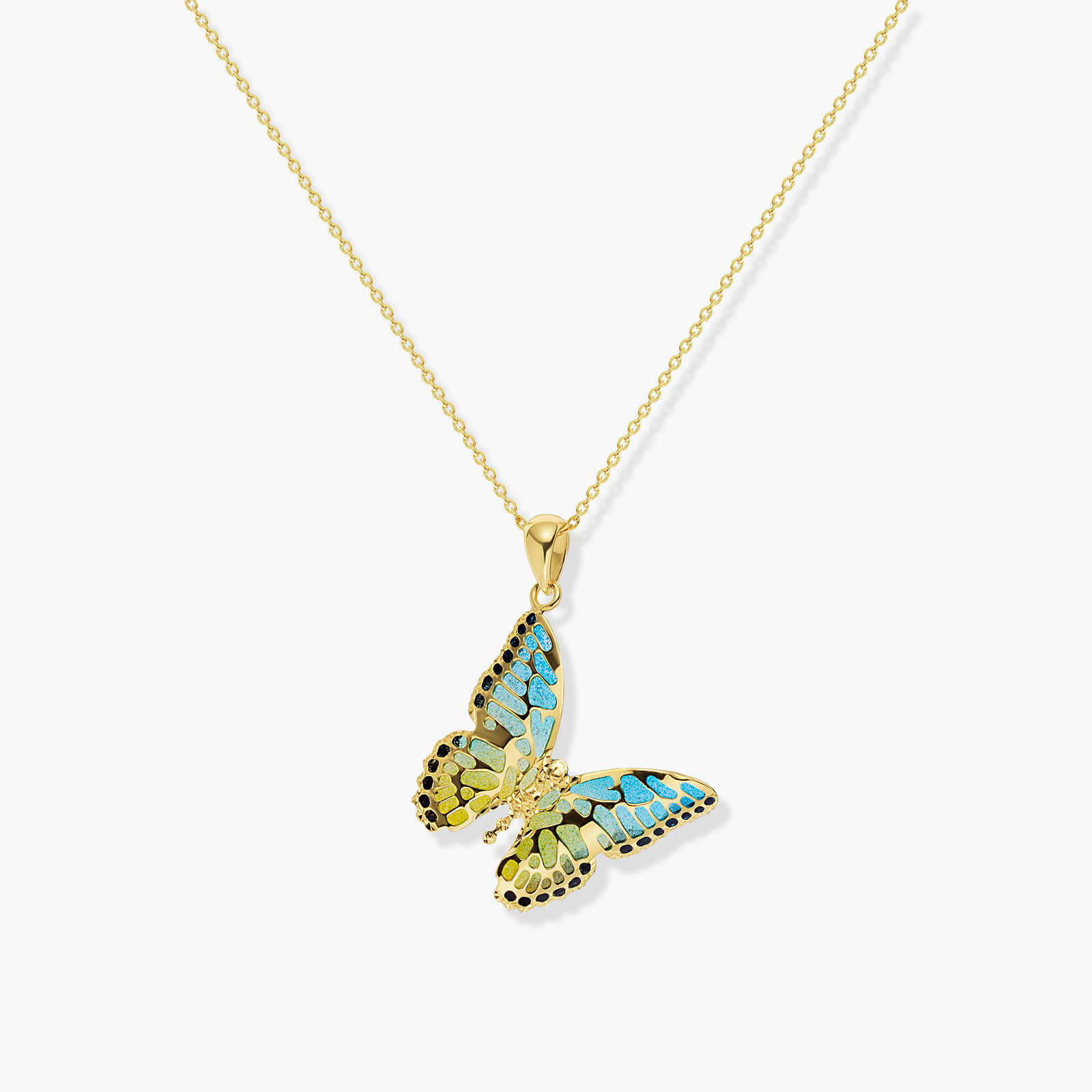 תליון זהב פרפר LACE