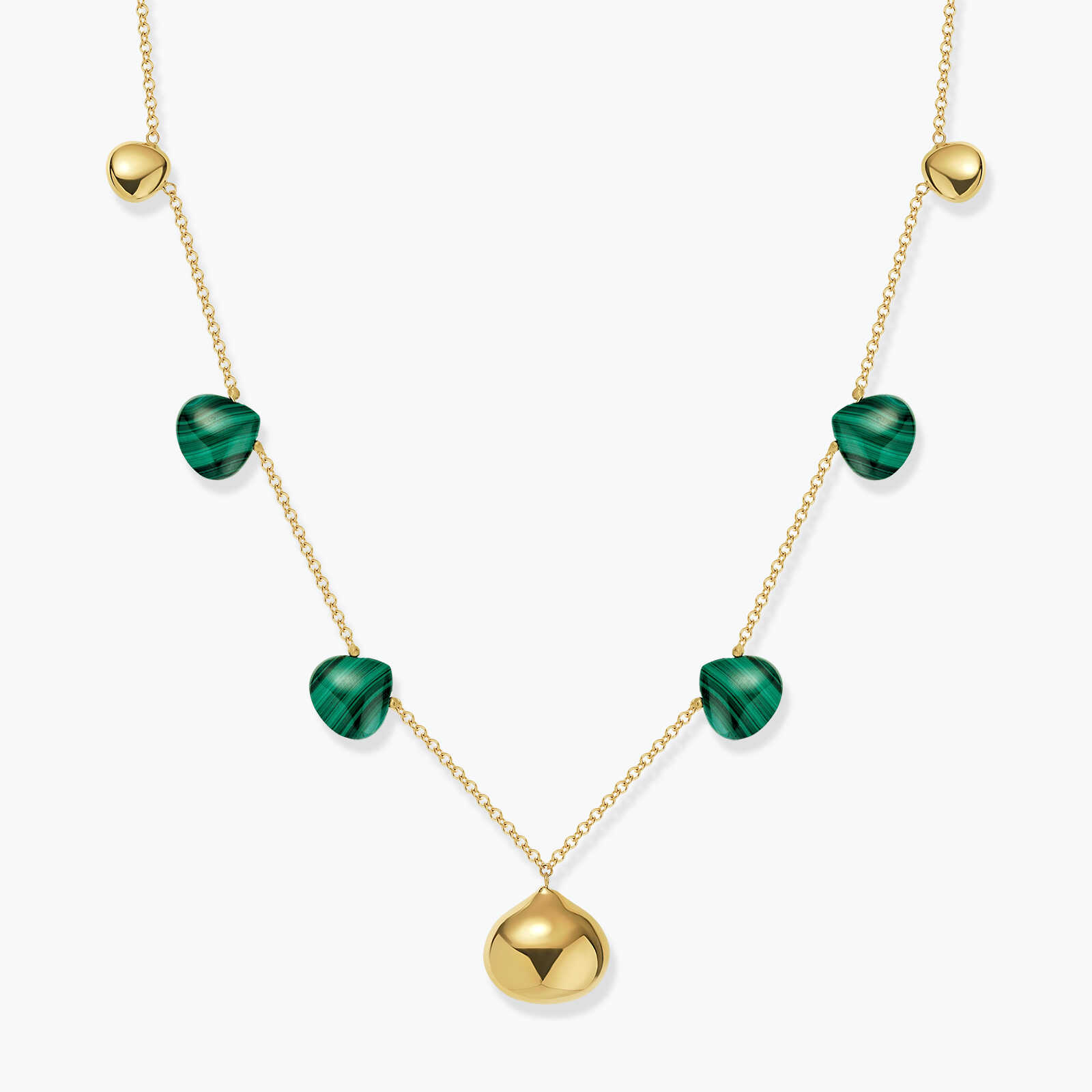 שרשרת מור בשיבוץ אבן החן מלכיט