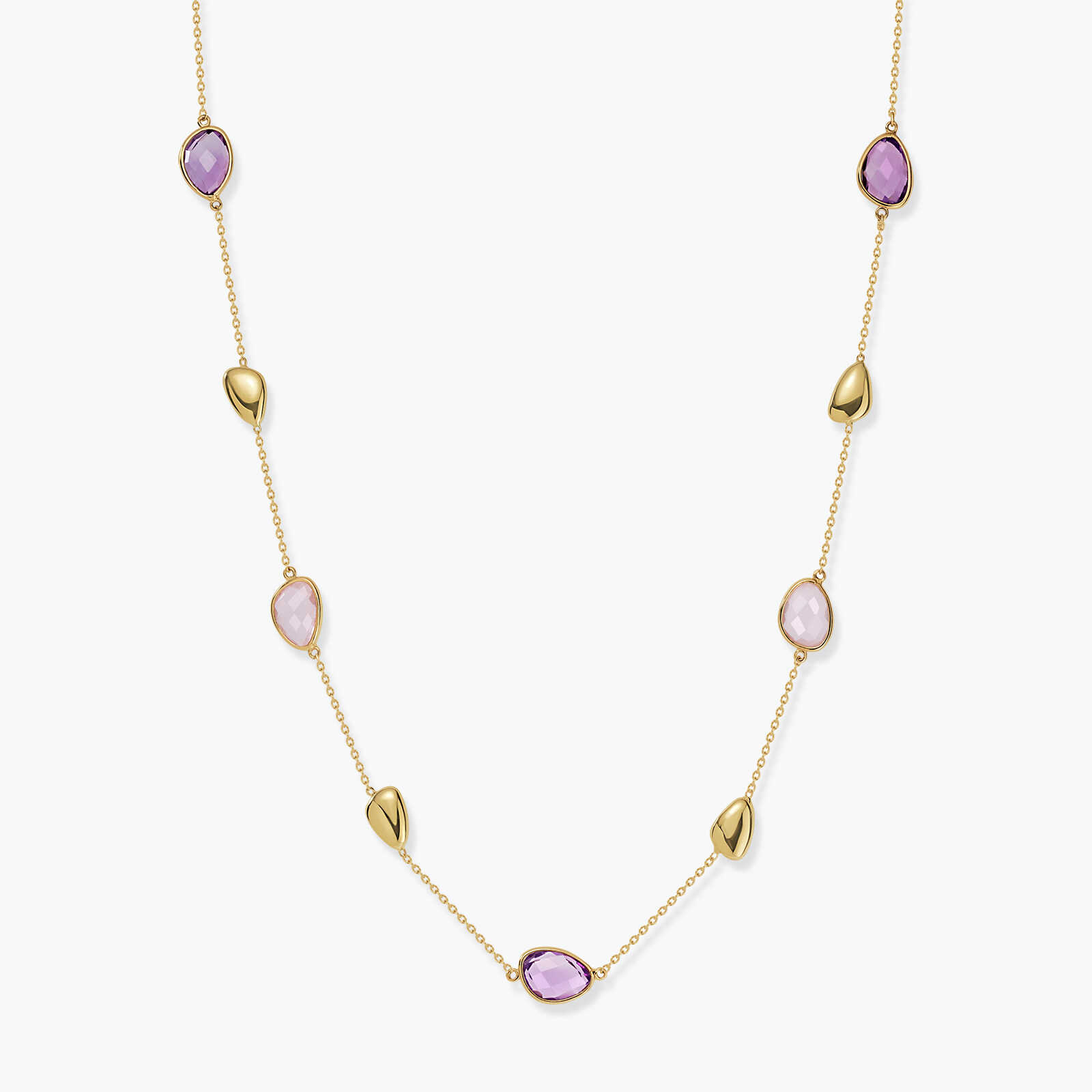 שרשרת ויולט משובצת אבני חן