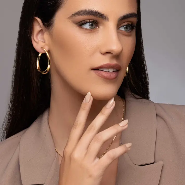 עגילי חישוק ריי