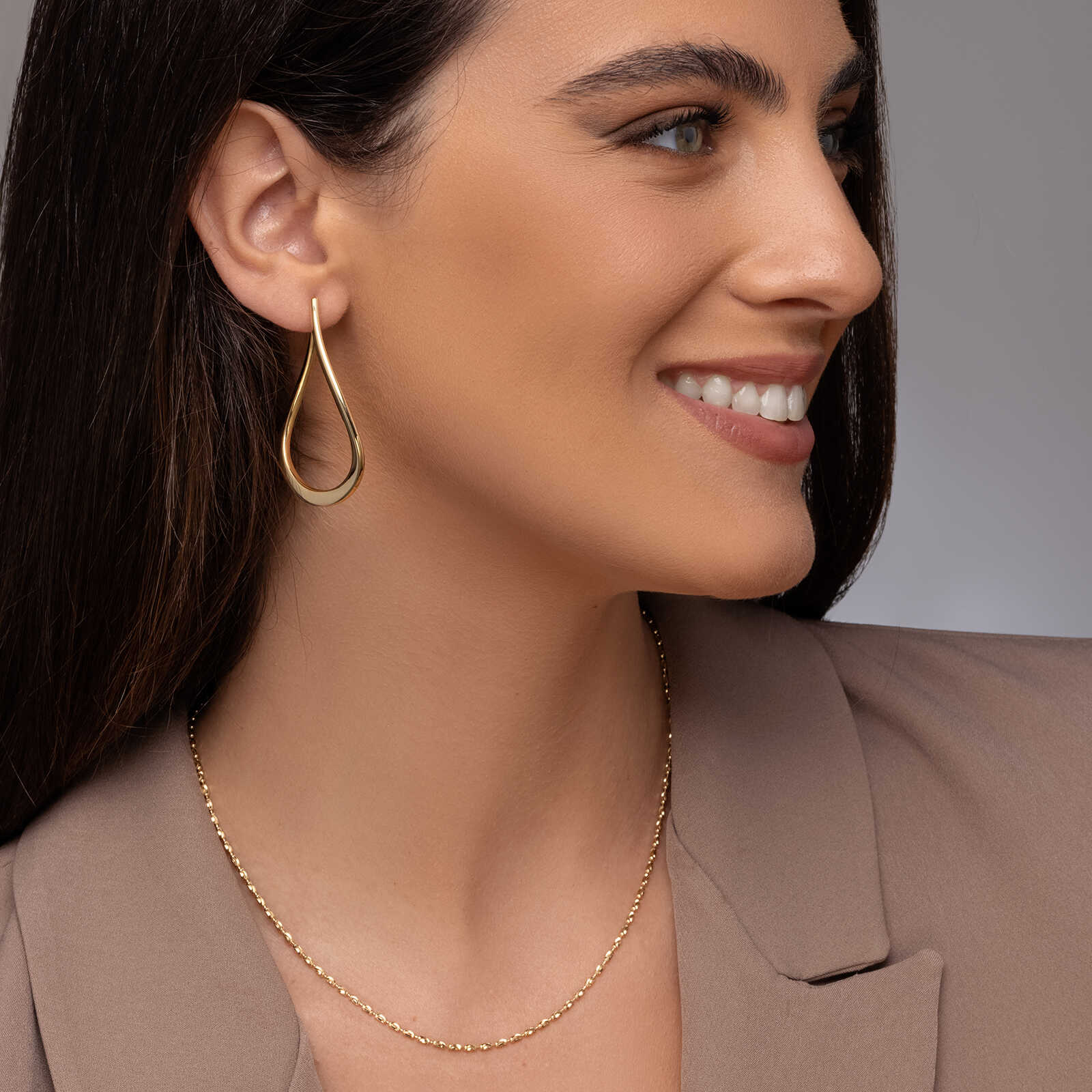 עגילי חישוק תאיר