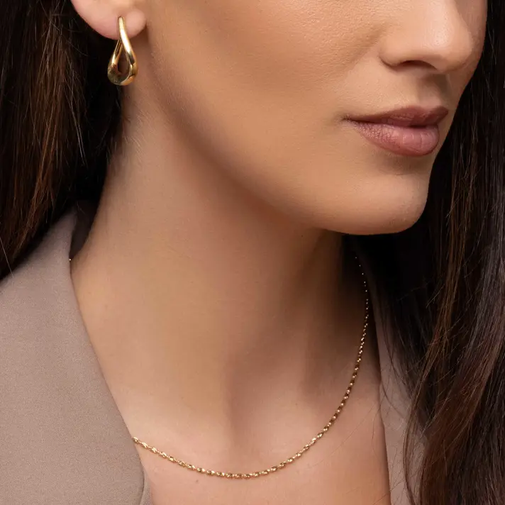 עגילי חישוק רוקסן