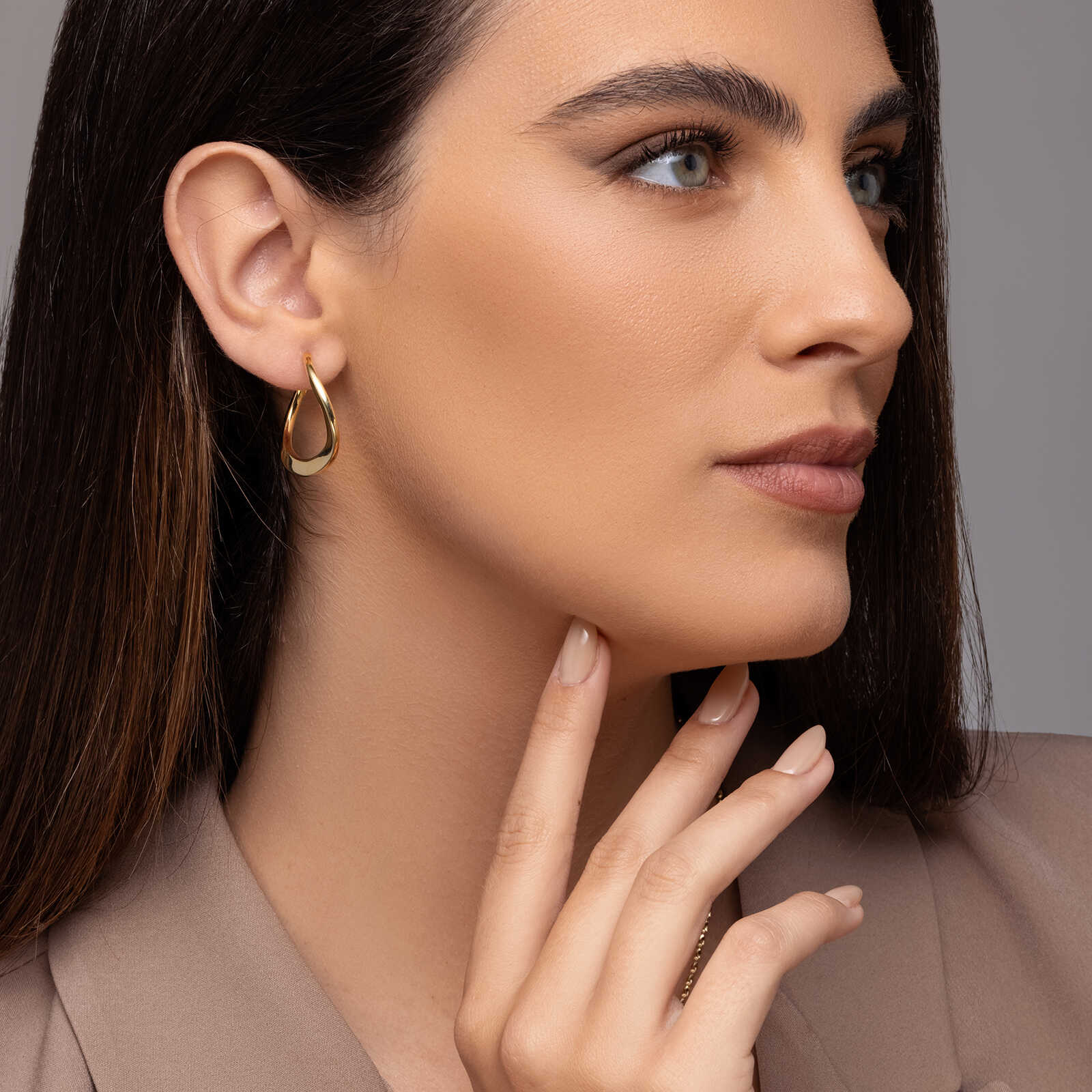 עגילי חישוק טלאור