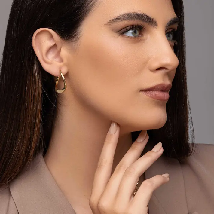 עגילי חישוק טלאור