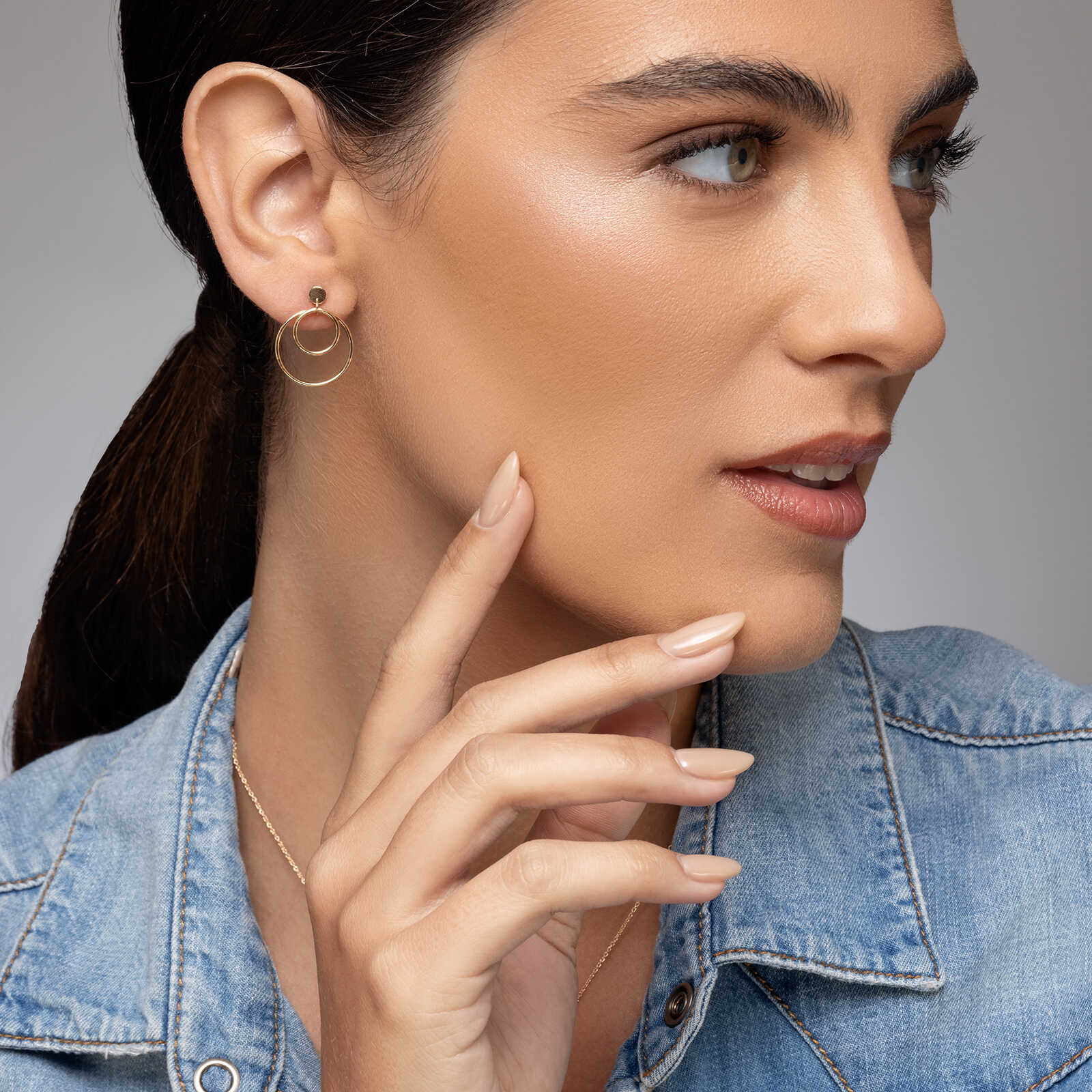 עגילי זהב רומי