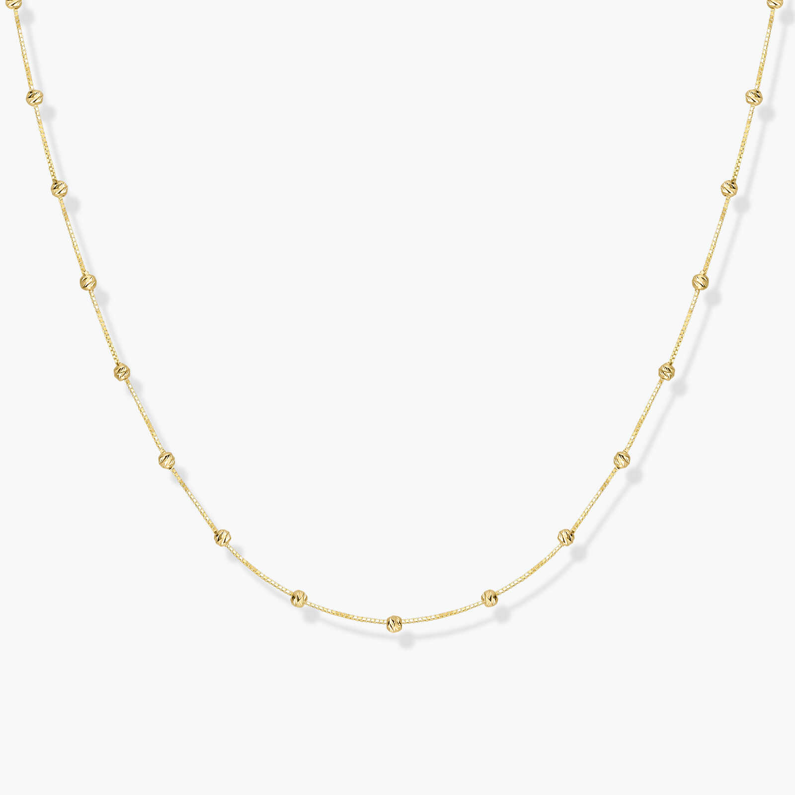 שרשרת כדוריות זהב