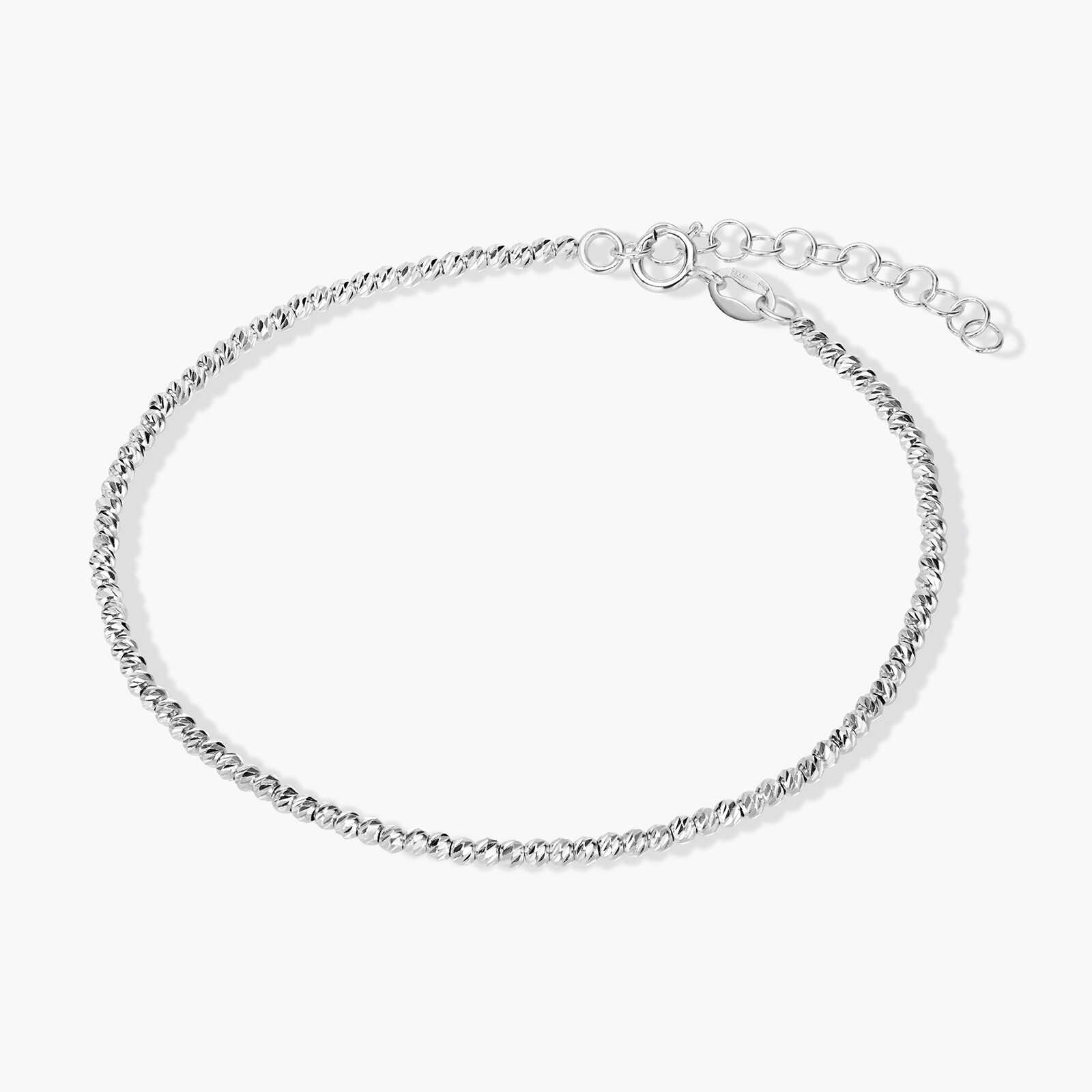 צמיד כדורי זהב בעיבוד לייזר מנצנץ