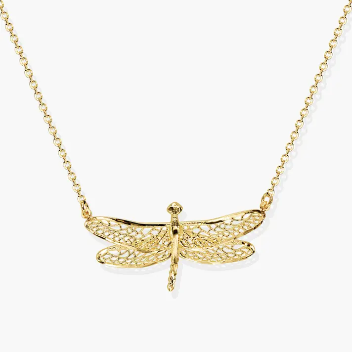 תליון זהב שפירית עם שרשרת זהב