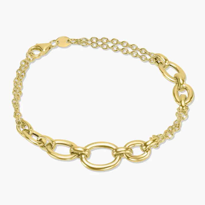 צמיד חוליות מזהב