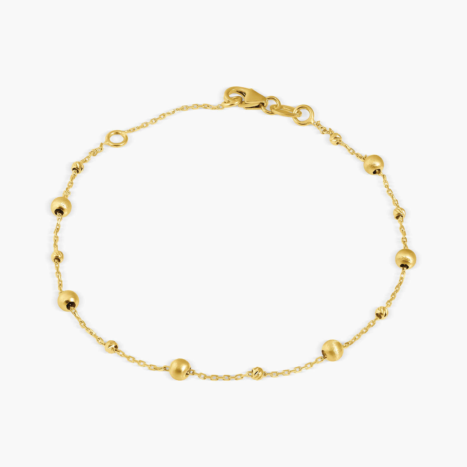 צמיד כדוריות זהב 14K