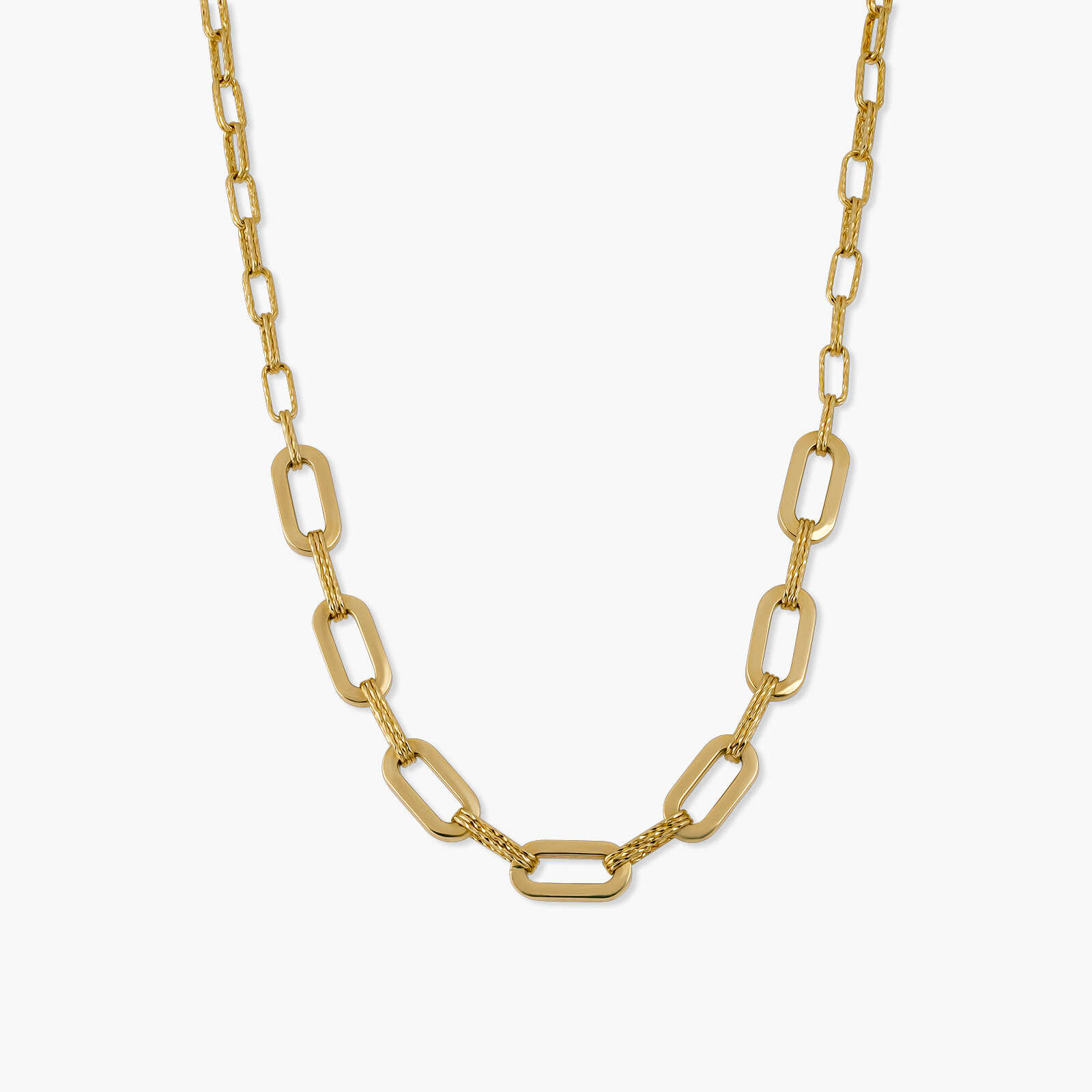 שרשרת חוליות מזהב 14K