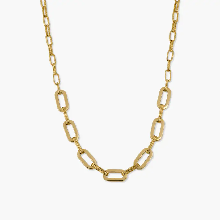 שרשרת חוליות מזהב 14K