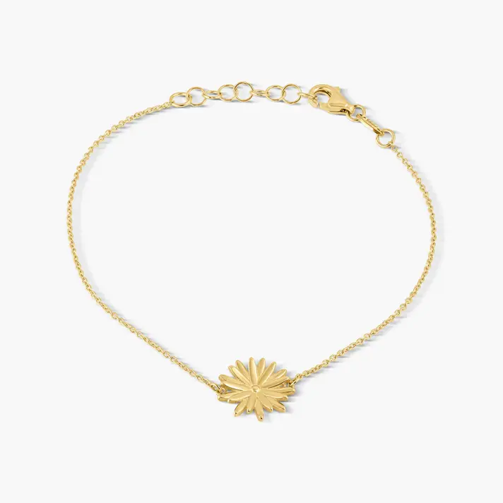 צמיד Flor מזהב עם פרח