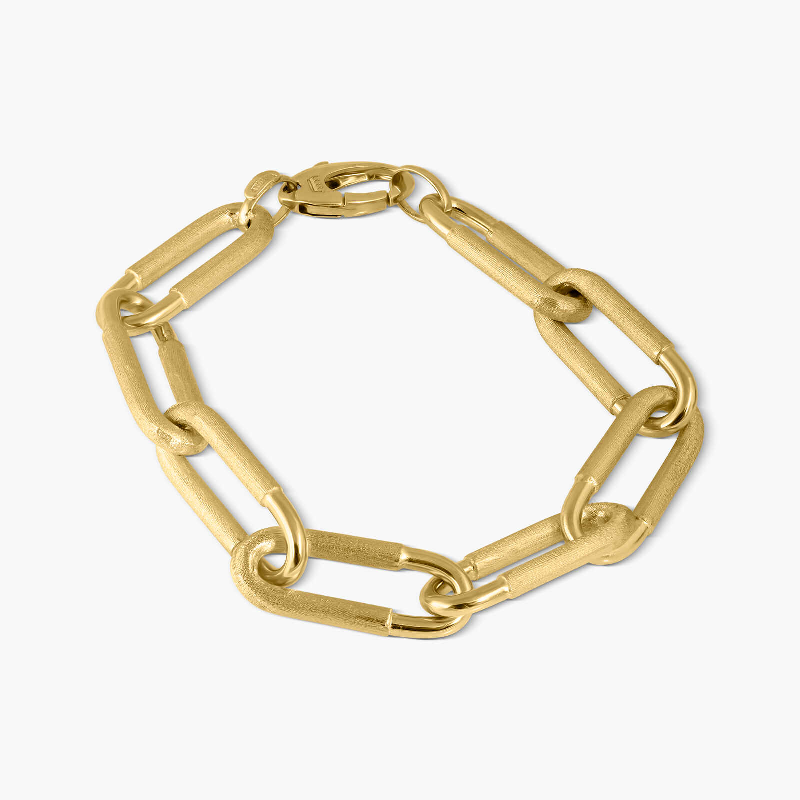 צמיד חוליות מזהב 14K