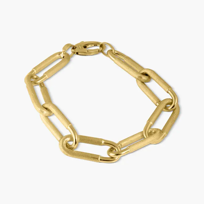 צמיד חוליות מזהב 14K