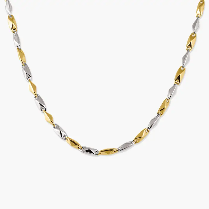 שרשרת זהב 14K הוואי במראה חוליות