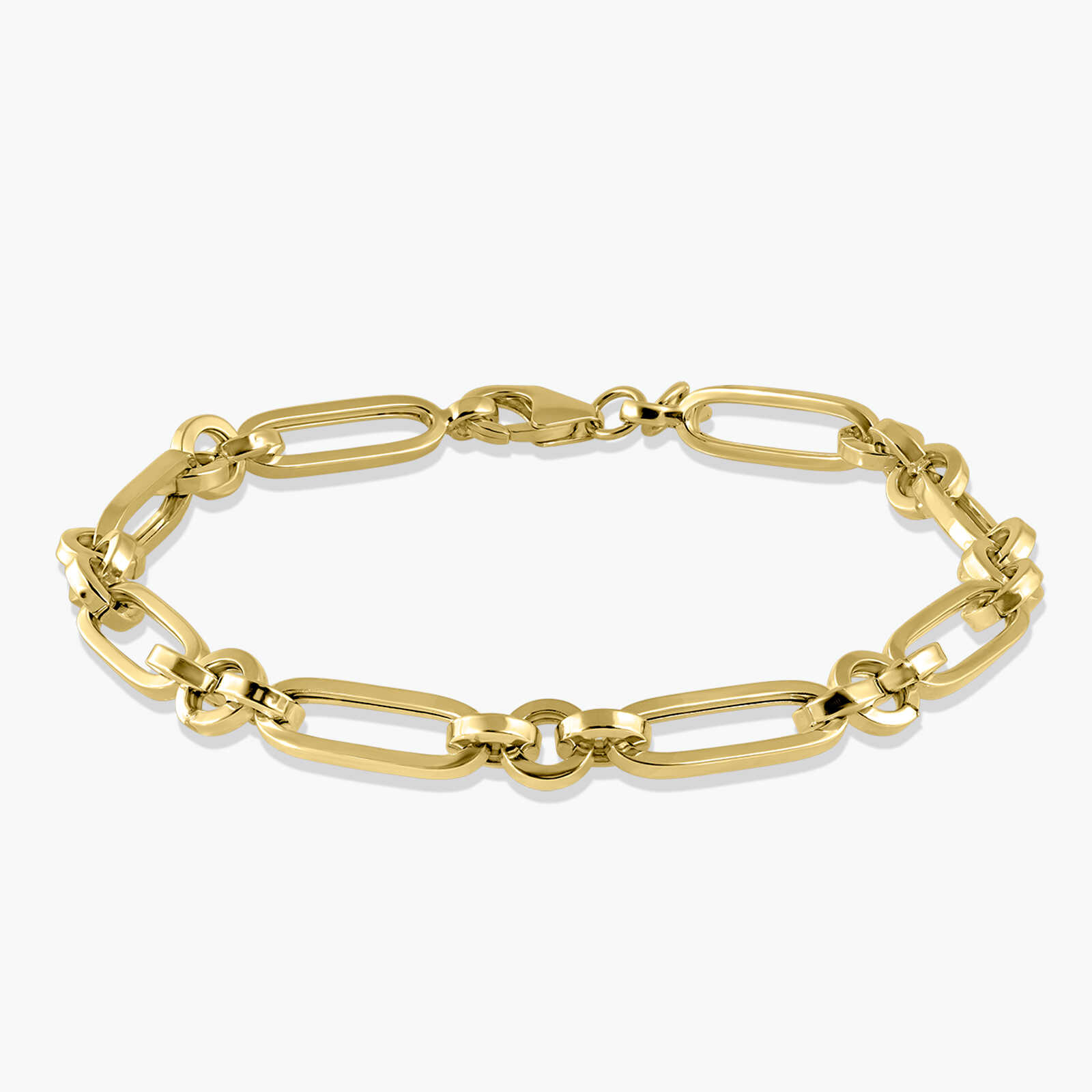 צמיד חוליות מזהב 14K