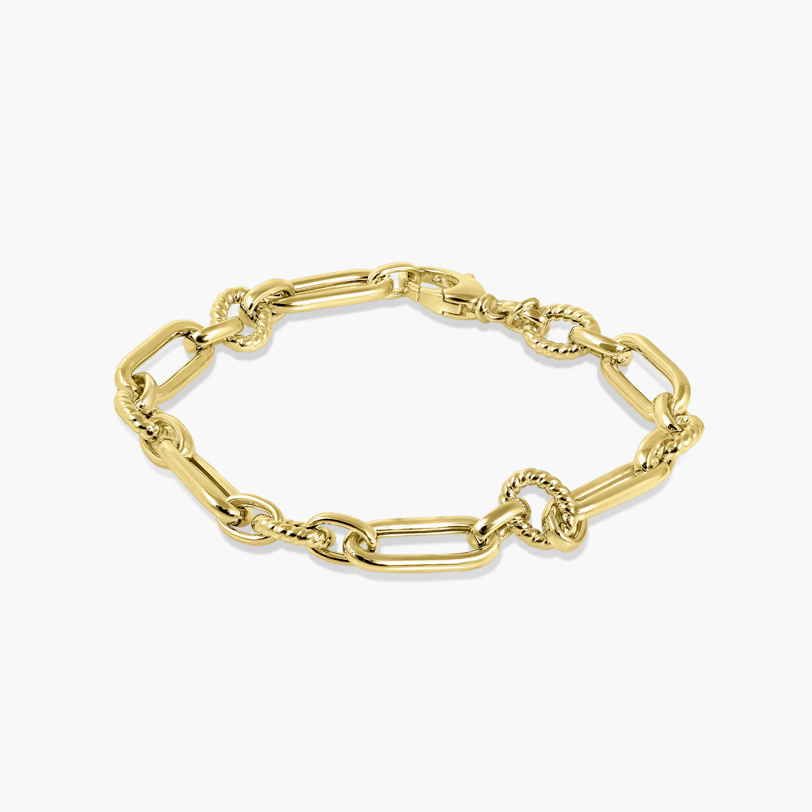 צמיד חוליות מזהב 14K