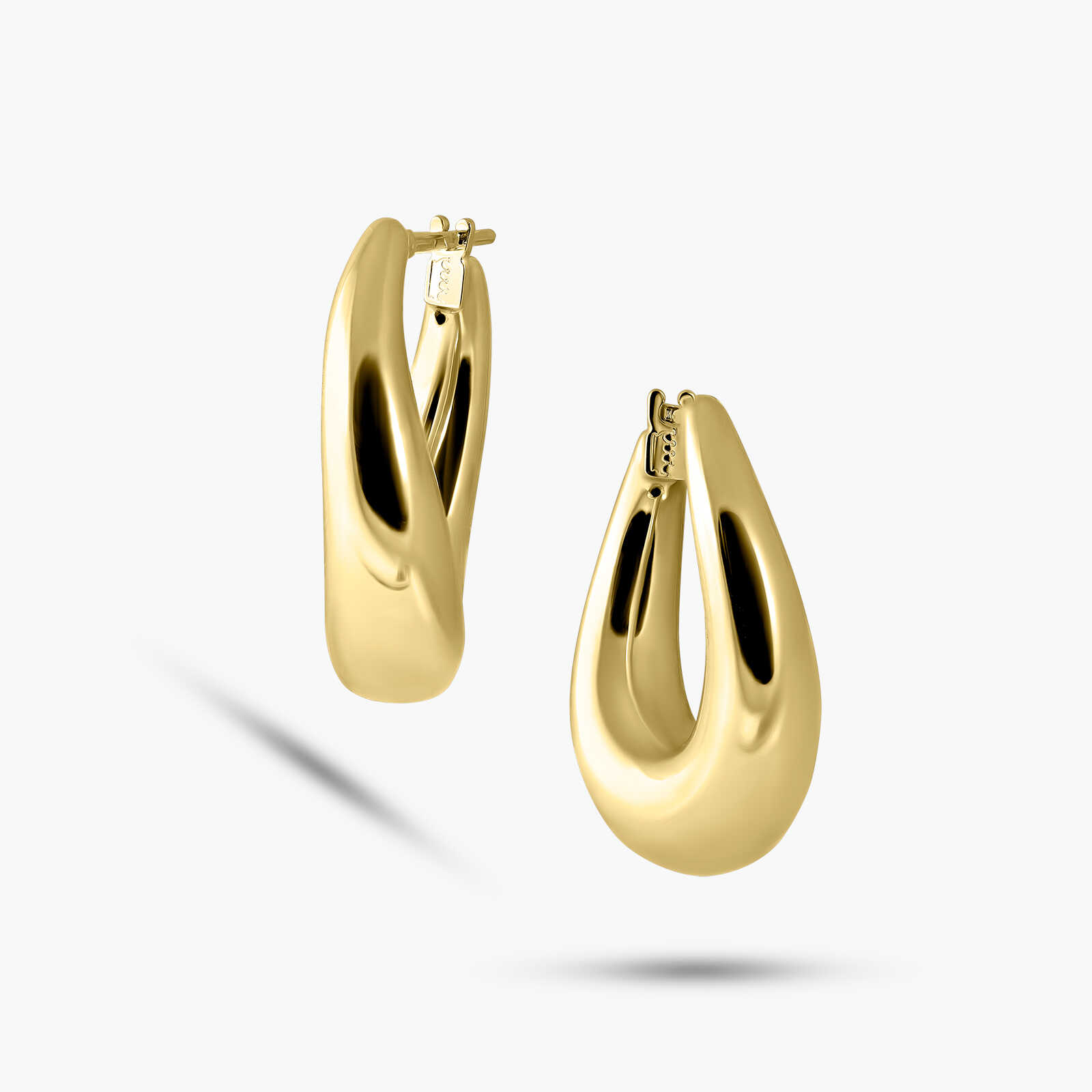 עגילי זהב 14K