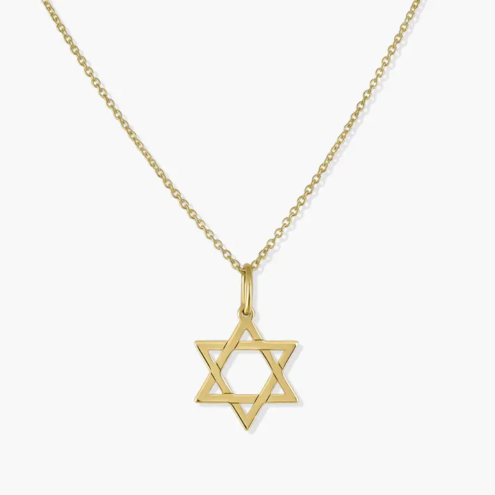 תליון זהב מגן דוד