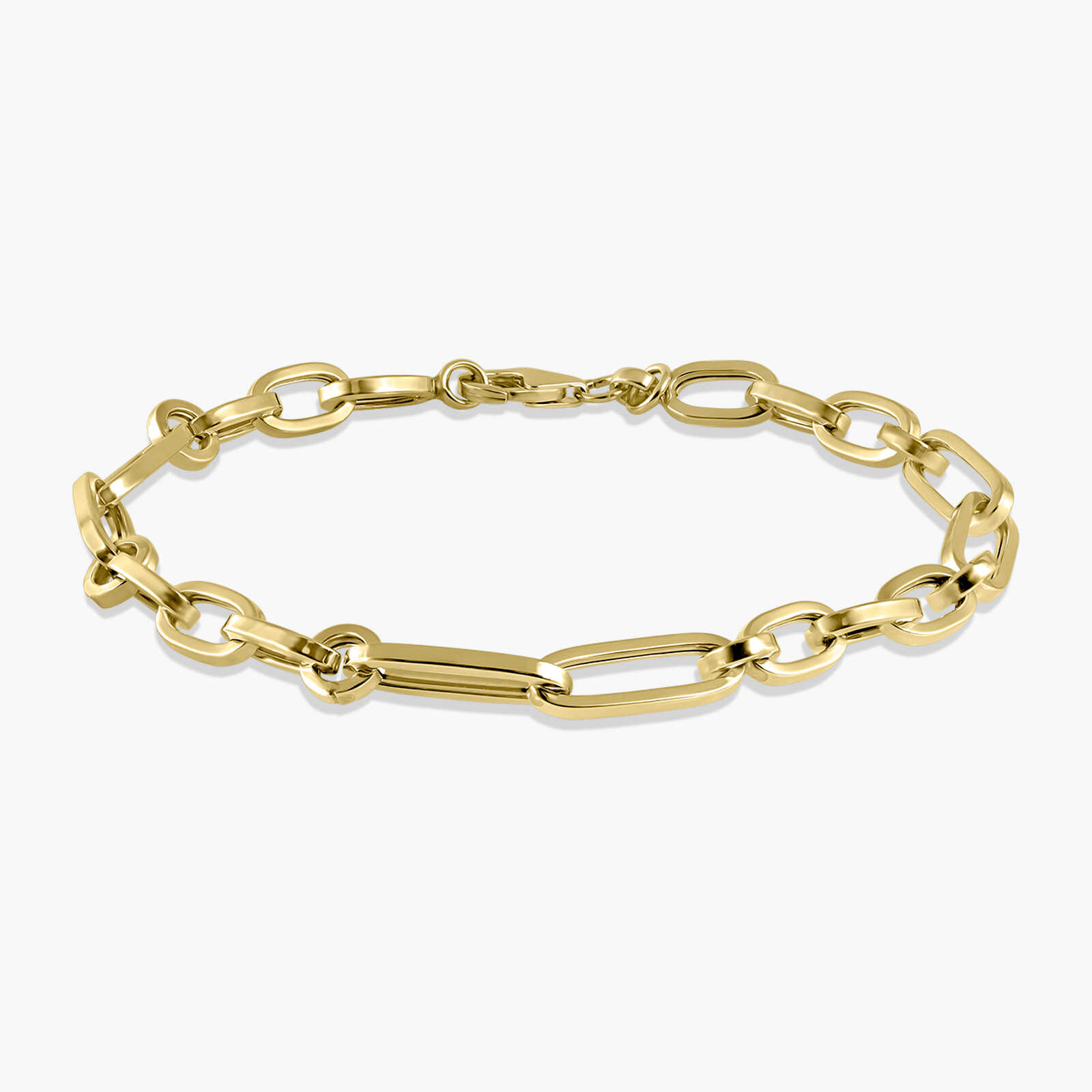 צמיד חוליות מזהב 14K