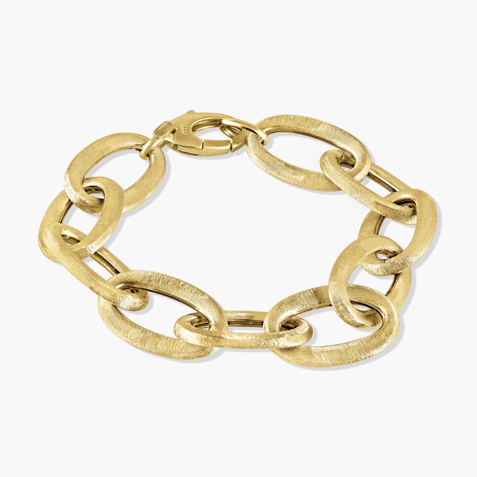 צמיד זהב 14K מחוליות בגימור מט