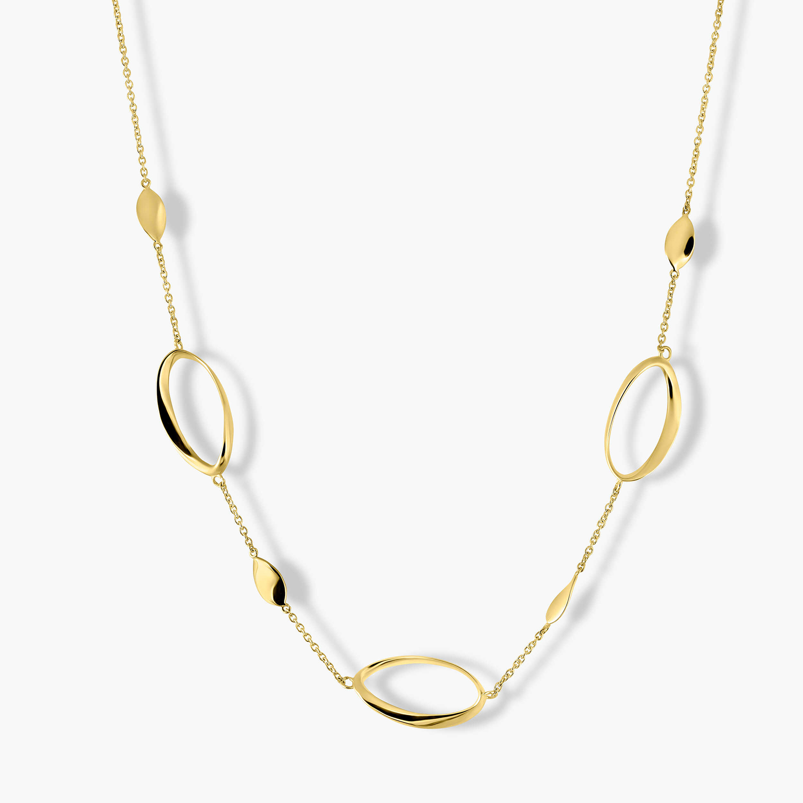 שרשרת זהב 14K בעיצוב מודרני ואלגנטי