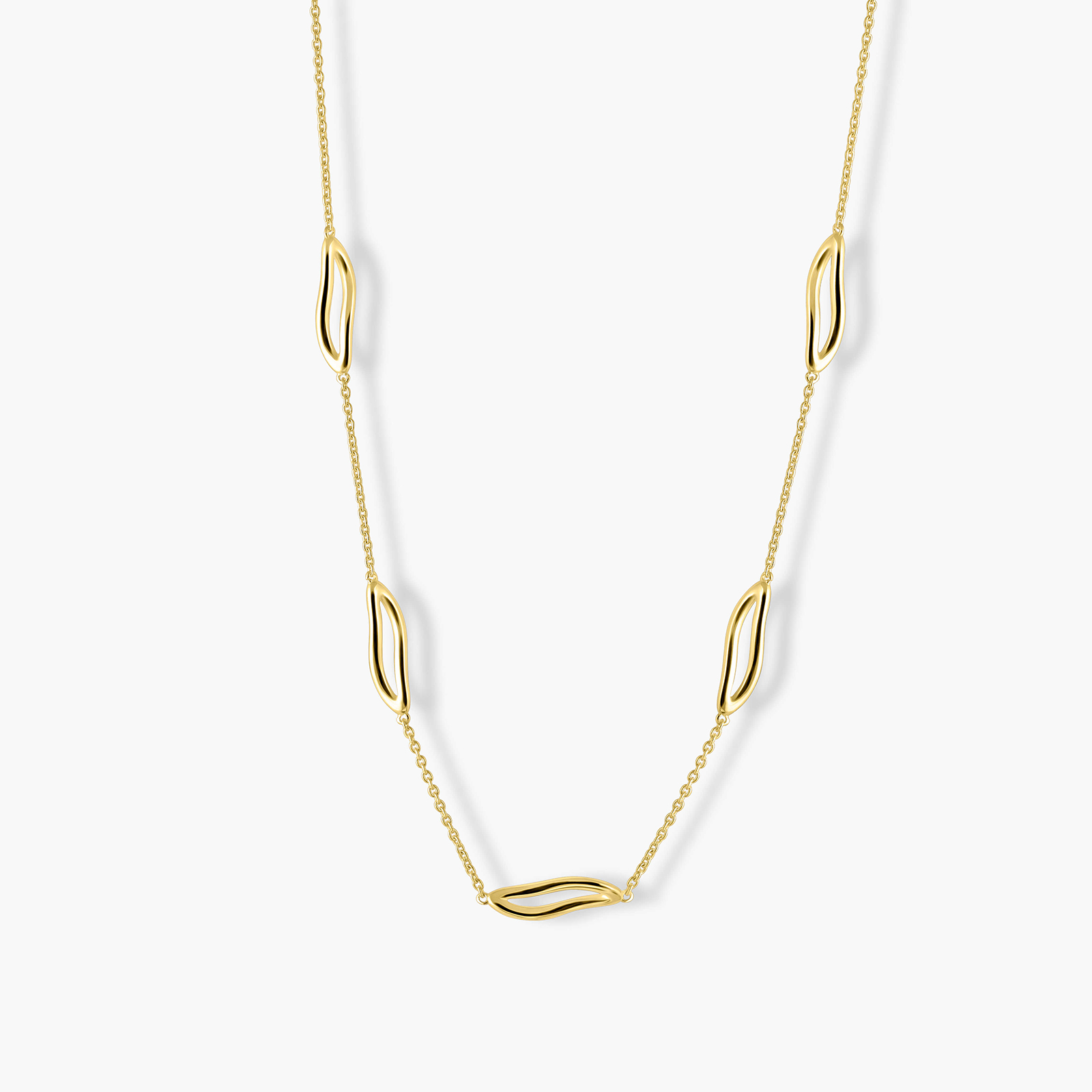 שרשרת זהב 14K עם חוליות בעיצוב אלגנטי