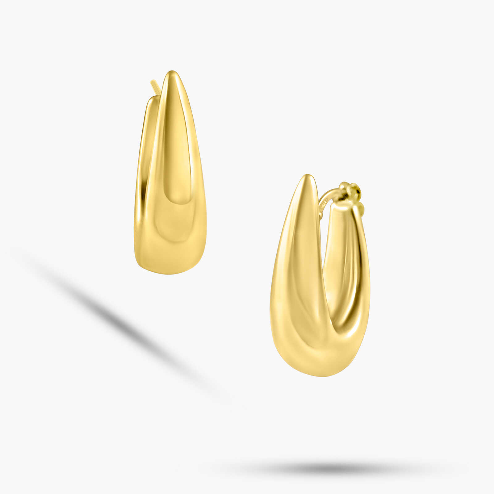 עגילי זהב 14K