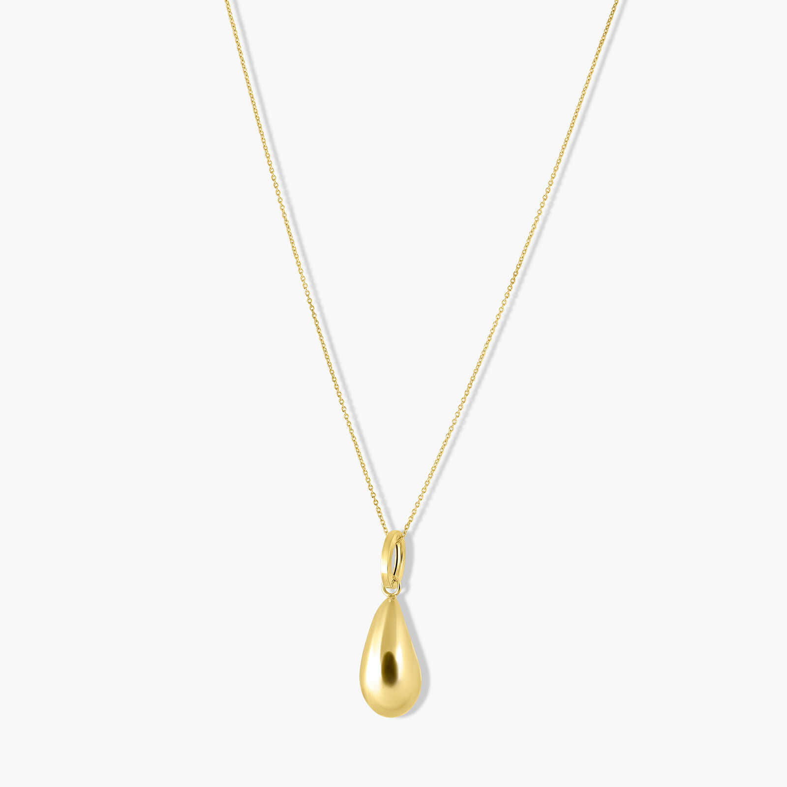 תליון טיפה מזהב 14K