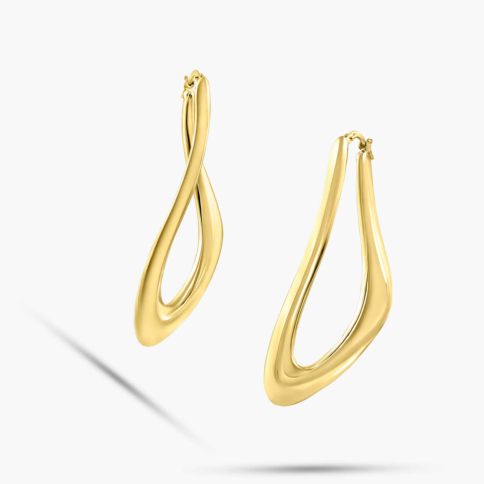 עגילי חישוק מזהב