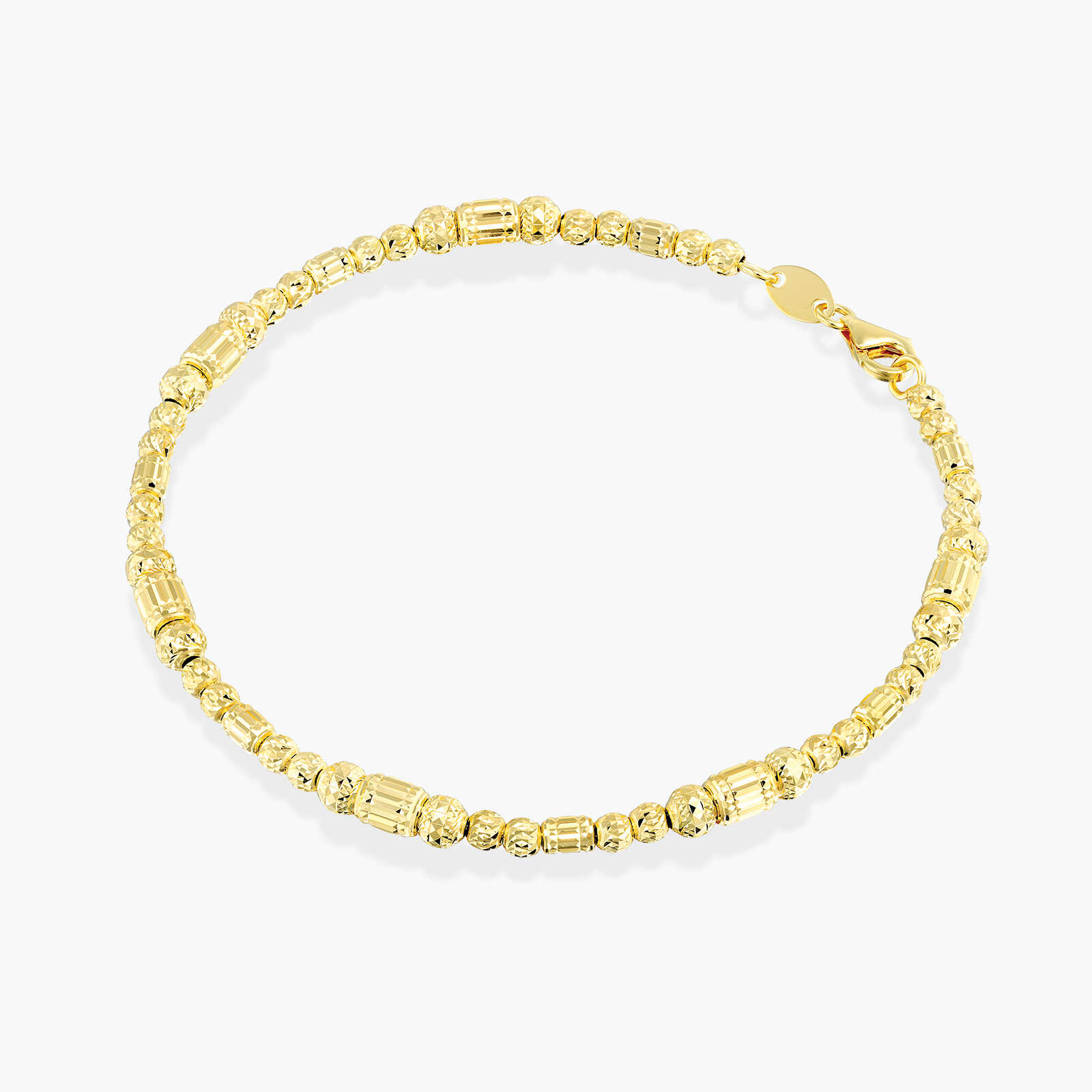 צמיד זהב בעיבוד לייזר