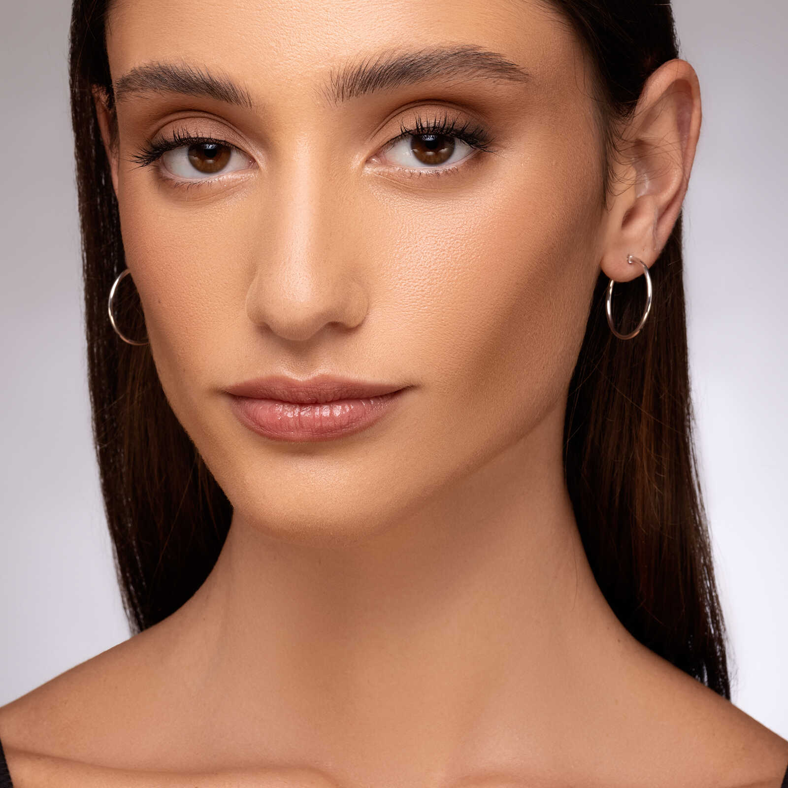 עגילי חישוק מזהב