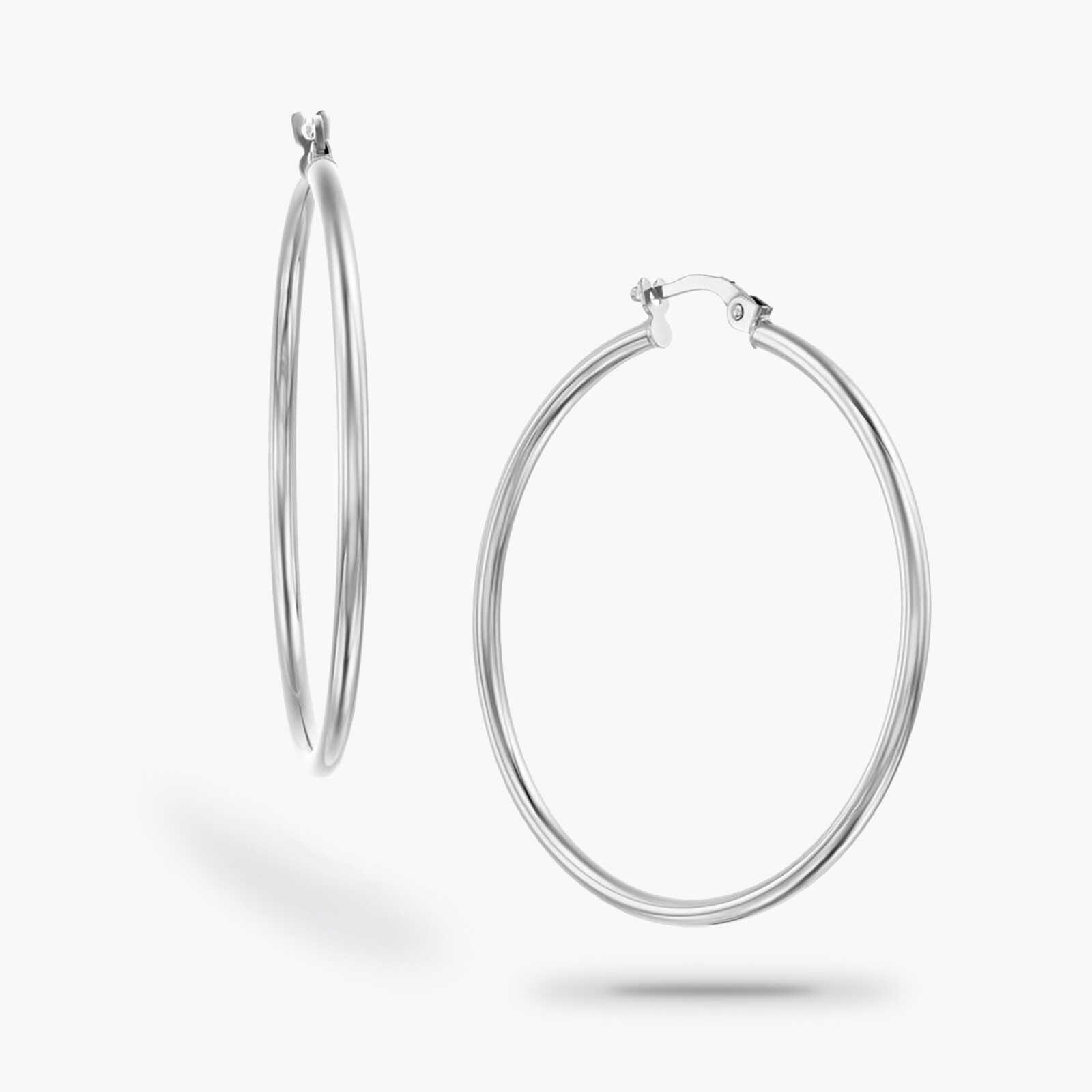 עגילי חישוק זהב 14K