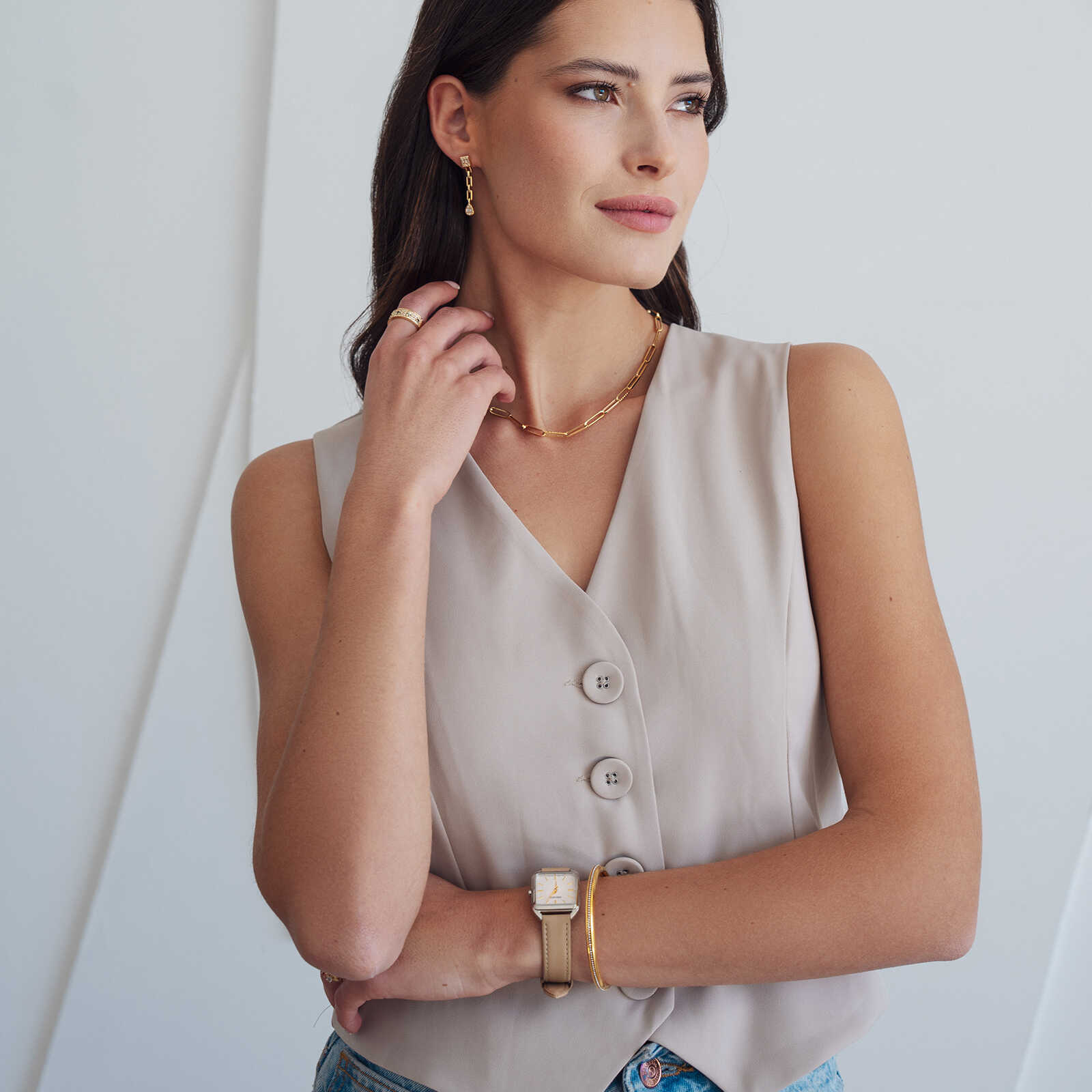 עגילי גלאמי בשיבוץ יהלומים