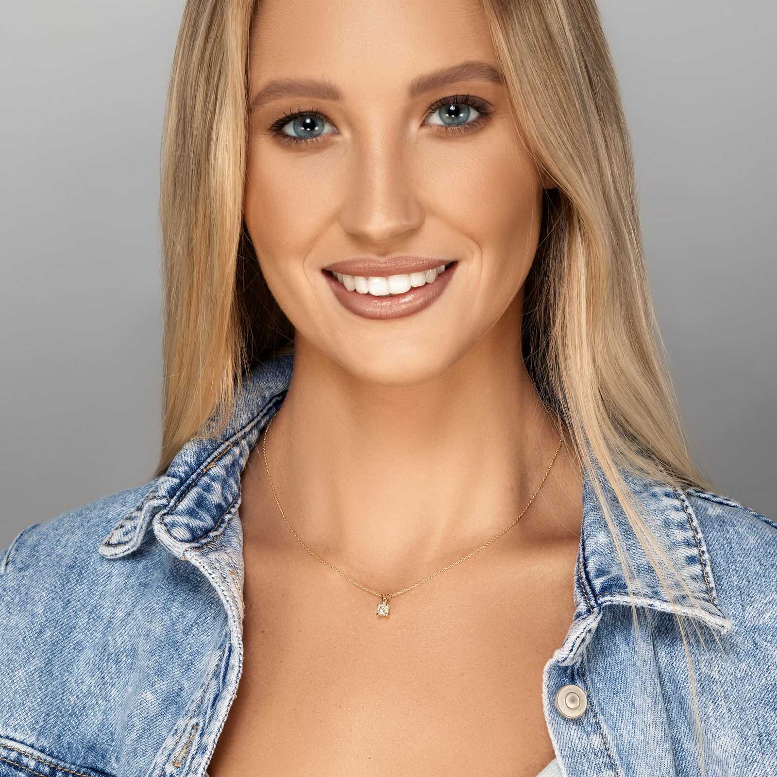 תליון סוליטר יהלום