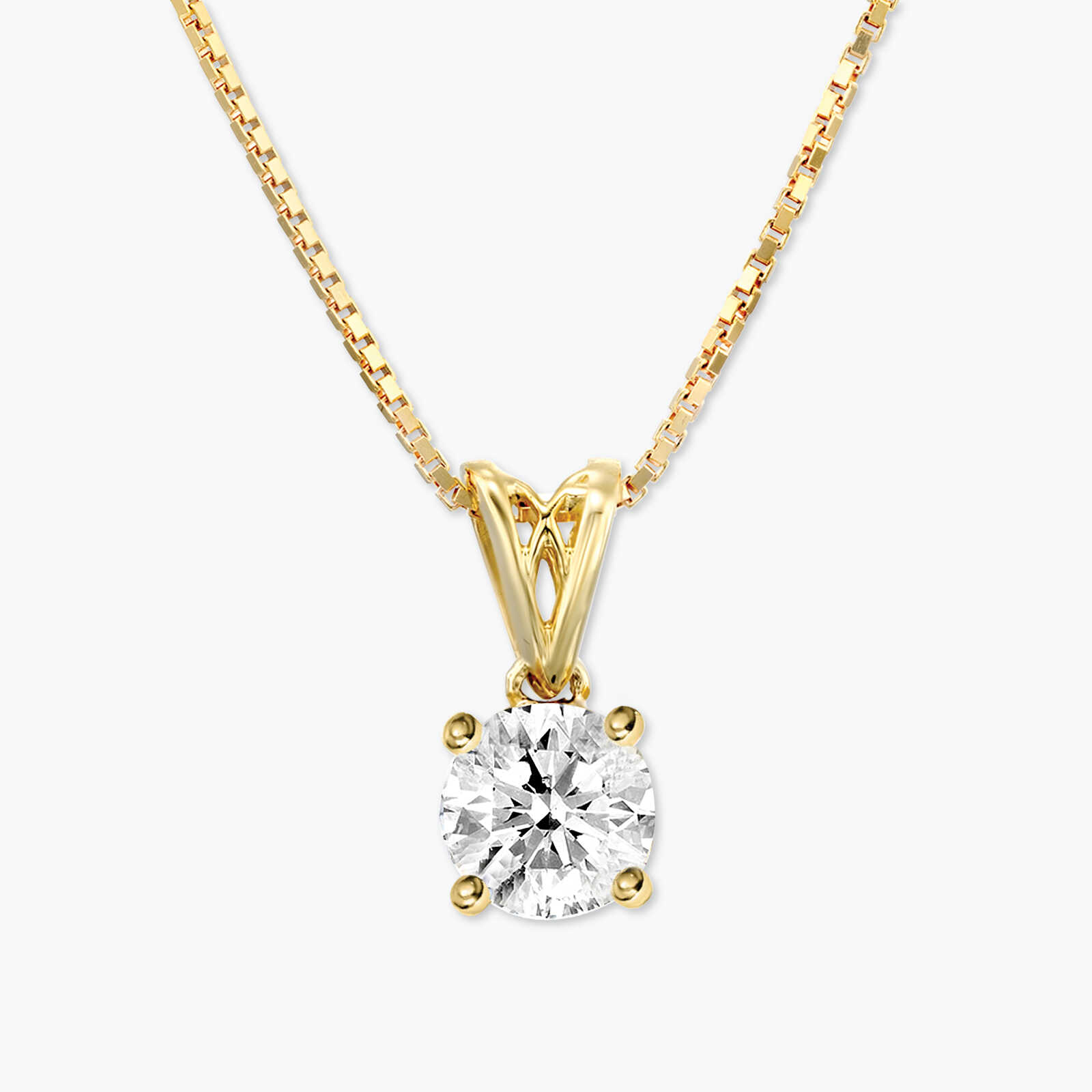 תליון סוליטר יהלום