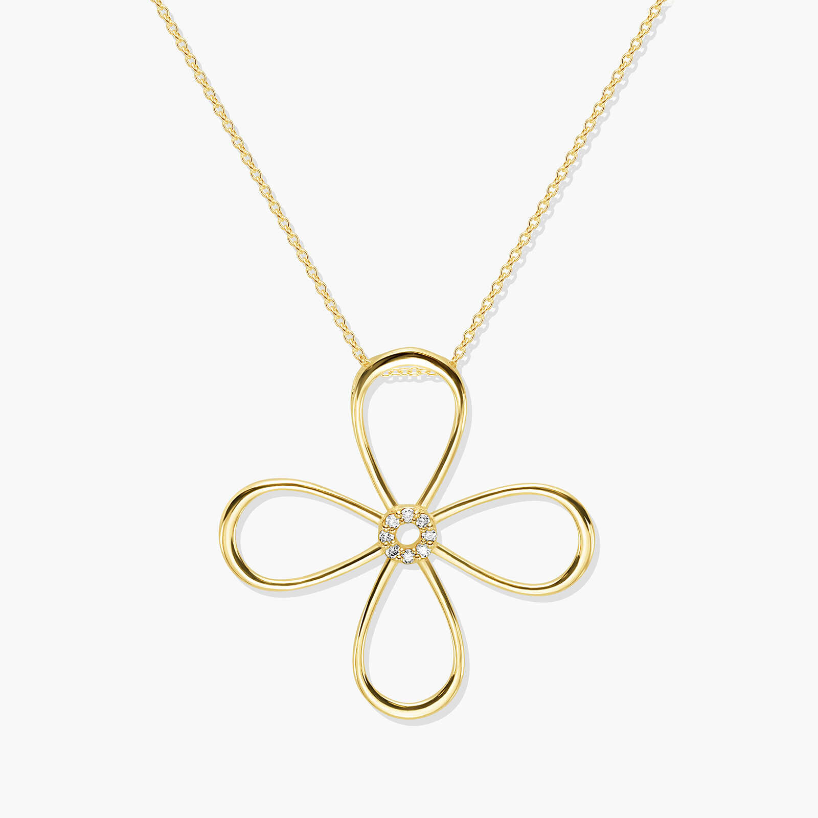 תליון פרח היהלומים