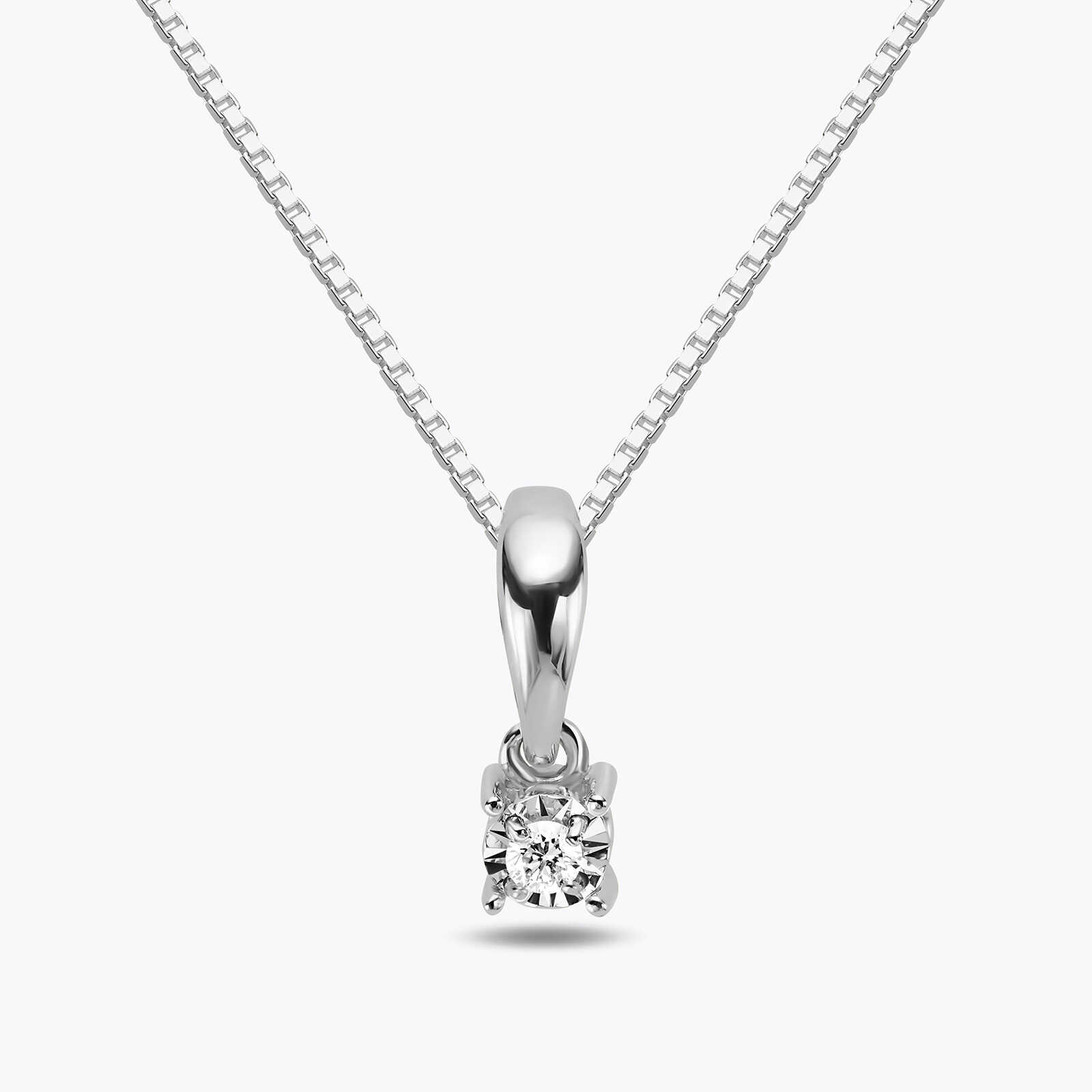 תליון יהלום סוליטר